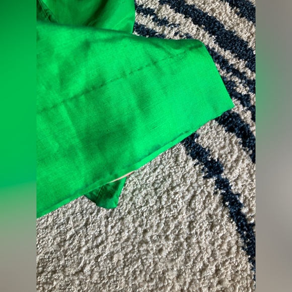 RESERVED for @narba - COS wide leg high waisted pant size 6 bold green grass - Picture 2 of 15